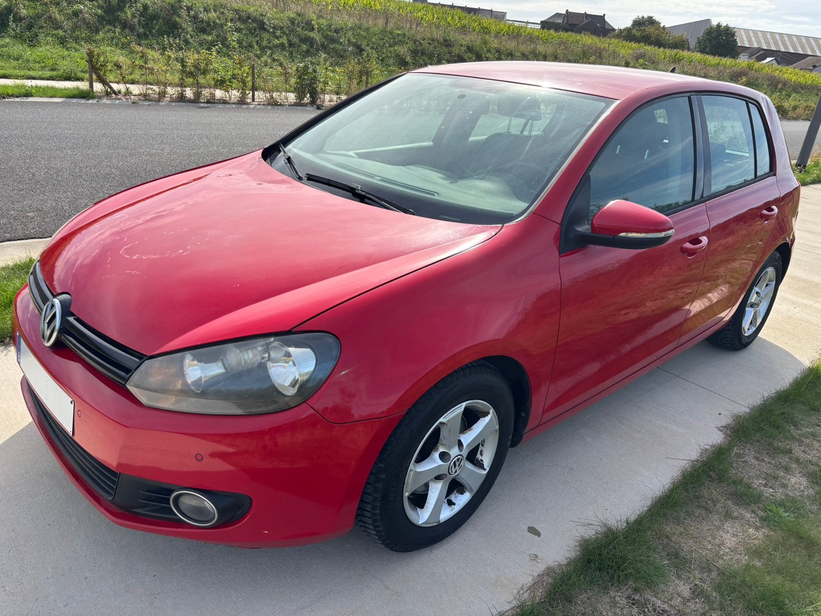 Volkswagen golf 6 1.6 CR TDi Trendline 215000KM 2011, Auto's, Zwart, 4 cilinders, Bedrijf, 5 deurs