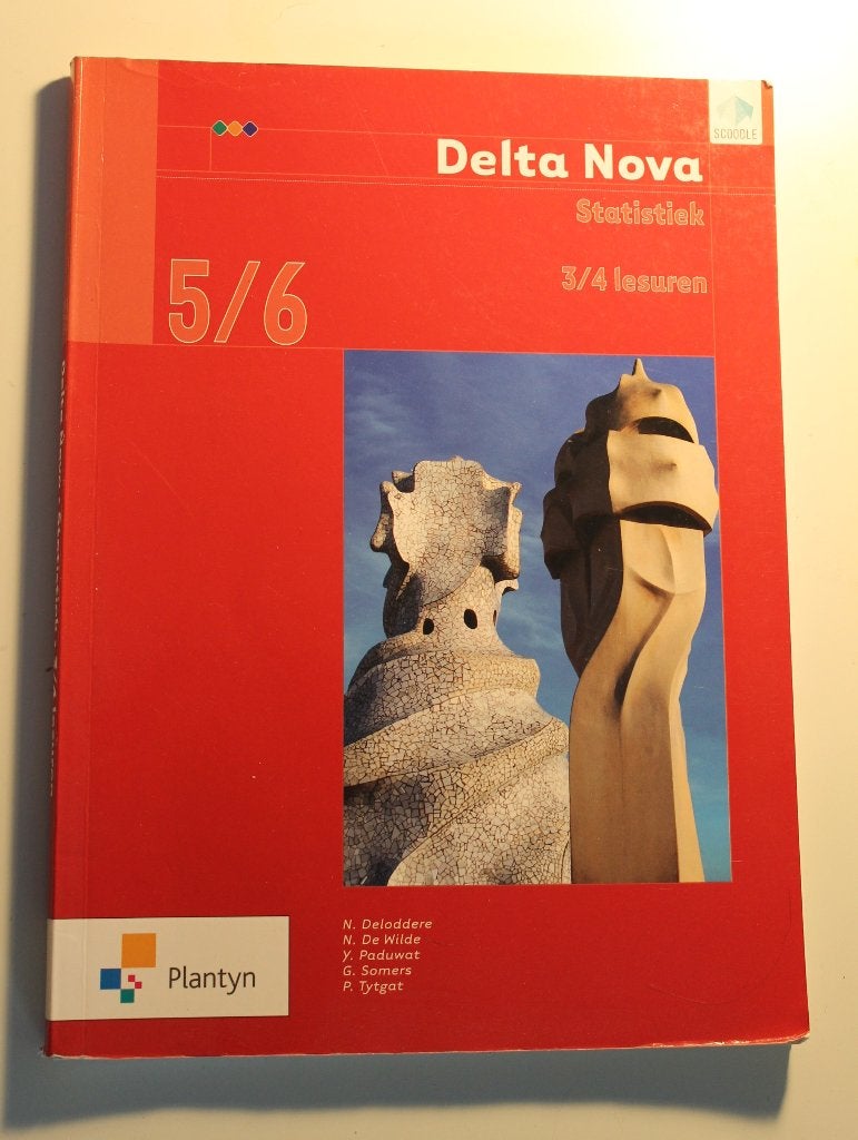 Delta Nova 5/6 Statistiek (3/4 lesuren), Boeken, Ophalen of Verzenden, Zo goed als nieuw, Wiskunde A, N. Deloddere