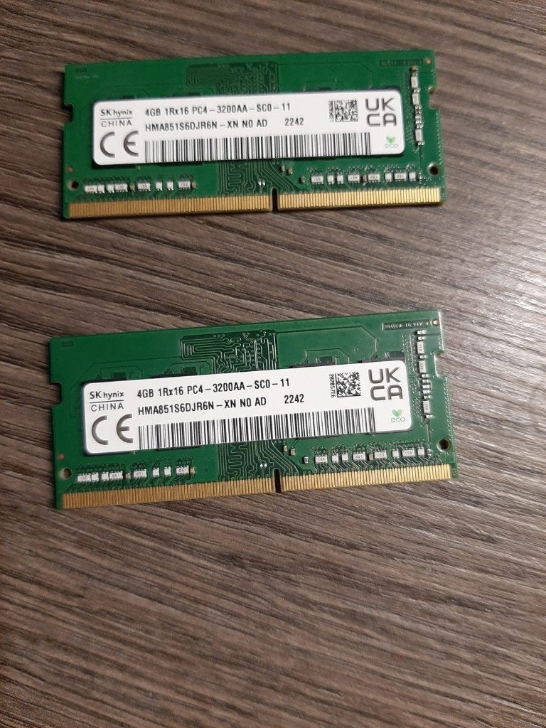 ram upgrade set 8gb, Computers en Software, Ophalen, DDR4, 8 GB, Zo goed als nieuw