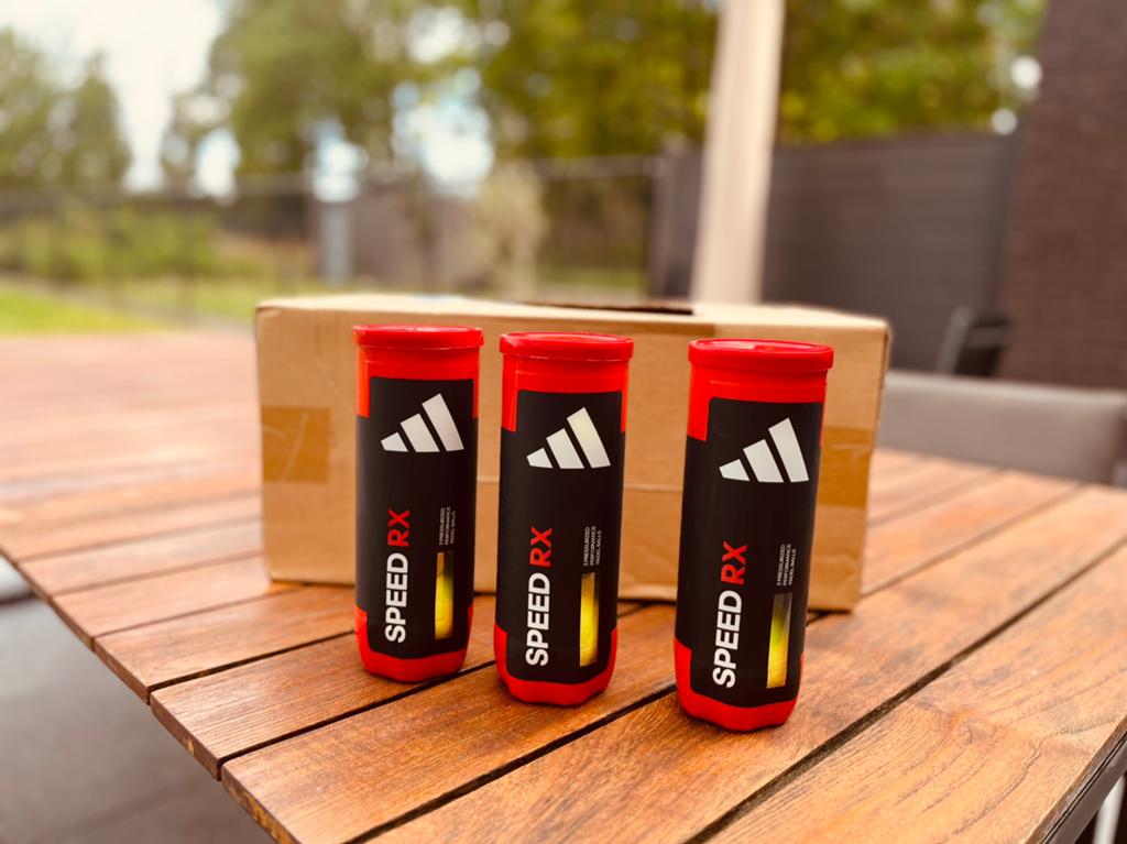 Adidas Speed RX, Enlèvement, Balles de padel