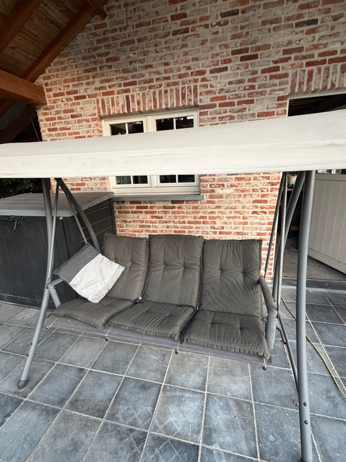 Leuke schommelbank, Tuin en Terras, Tuinbanken, Ophalen, Zo goed als nieuw, Schommelbank