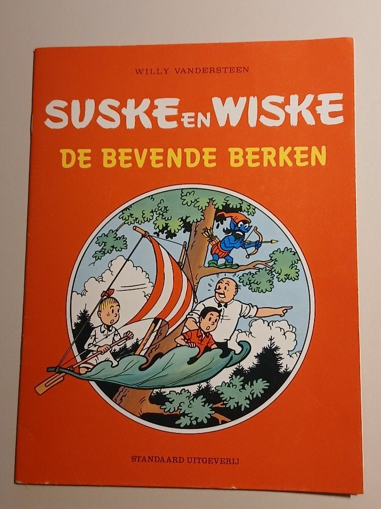 Suske en Wiske album De bevende berken, Gelezen, Willy Vandersteen, Eén stripboek, Ophalen of Verzenden