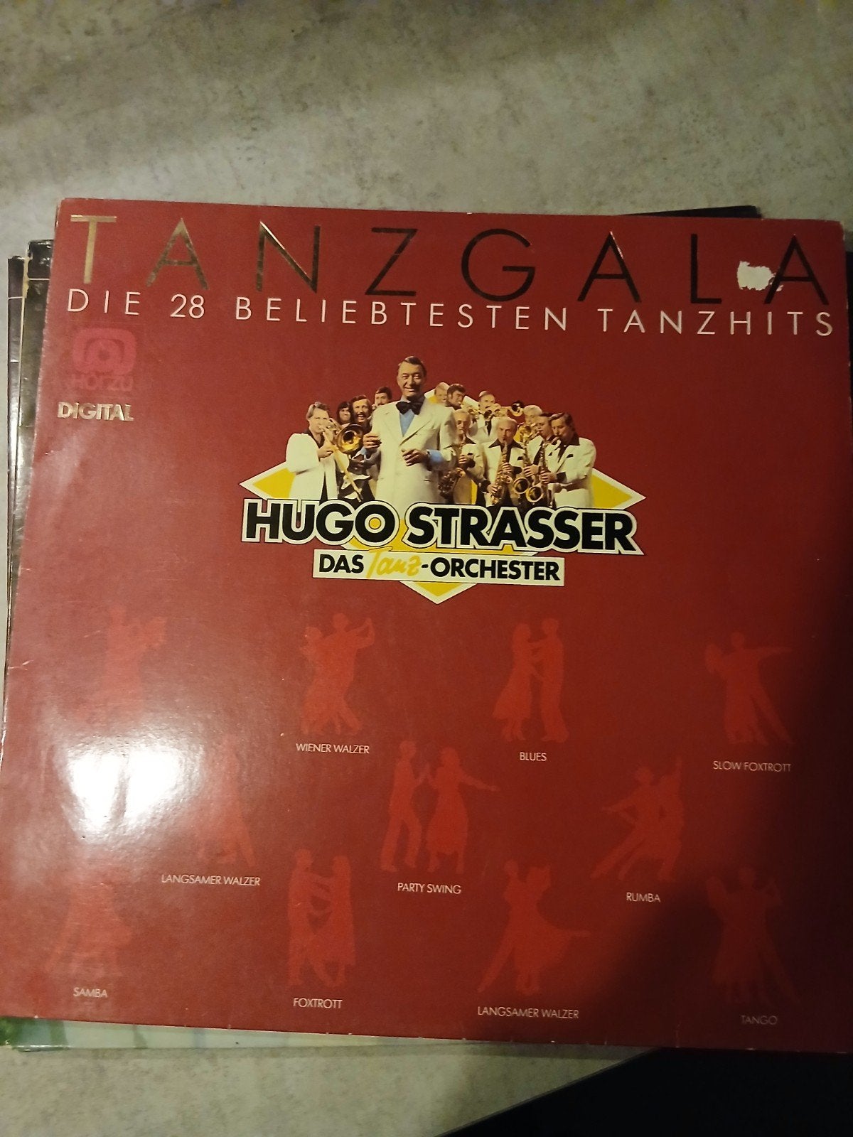 LP Hugo Strasser – Tanzgala (Die 28 Beliebtesten Tanzhits) –, Enlèvement, LP