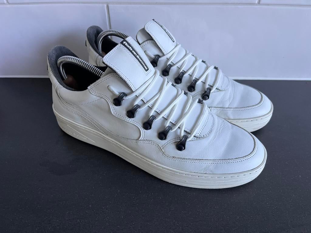 Floris van Bommel sneakers maat 8 / 42, Vêtements | Hommes, Chaussures, Enlèvement ou Envoi, Comme neuf, Blanc, Baskets