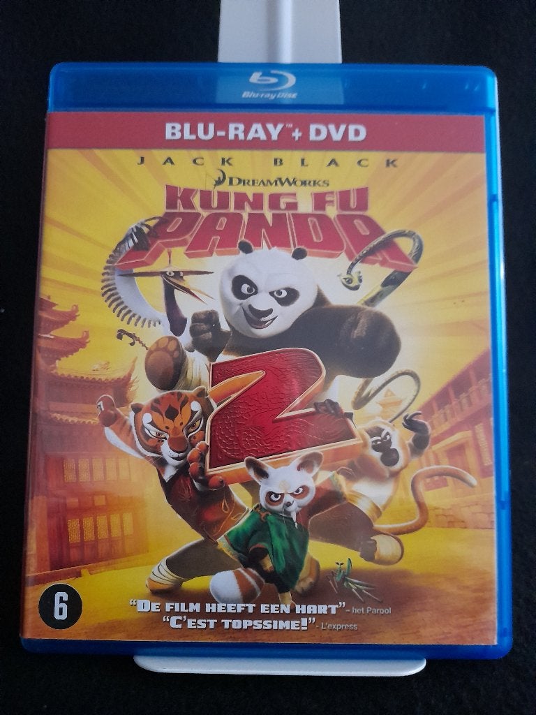 Blu-ray : « Kung Fu Panda, deuxième partie », CD & DVD, Enlèvement ou Envoi, Dessins animés et Film d'animation, Film, Comme neuf