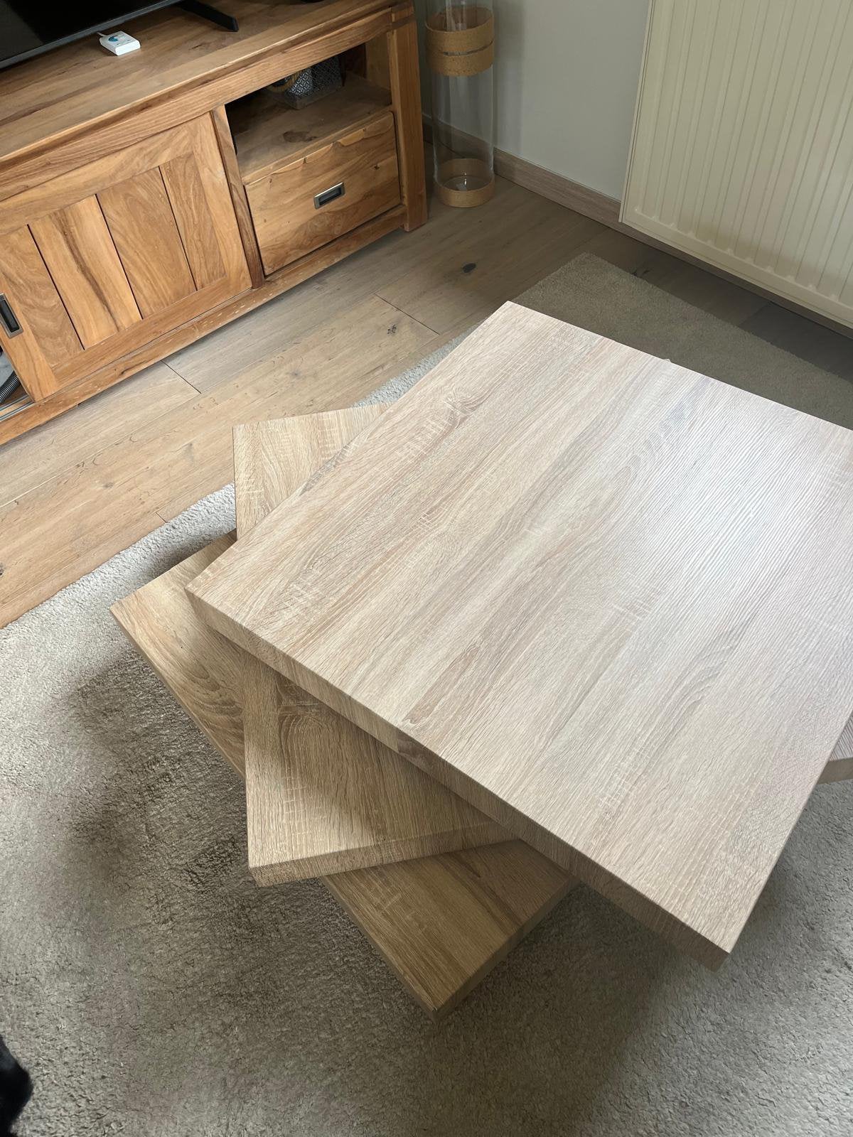 Salon tafel te koop, Ophalen, 50 tot 100 cm, Vierkant, Nieuw