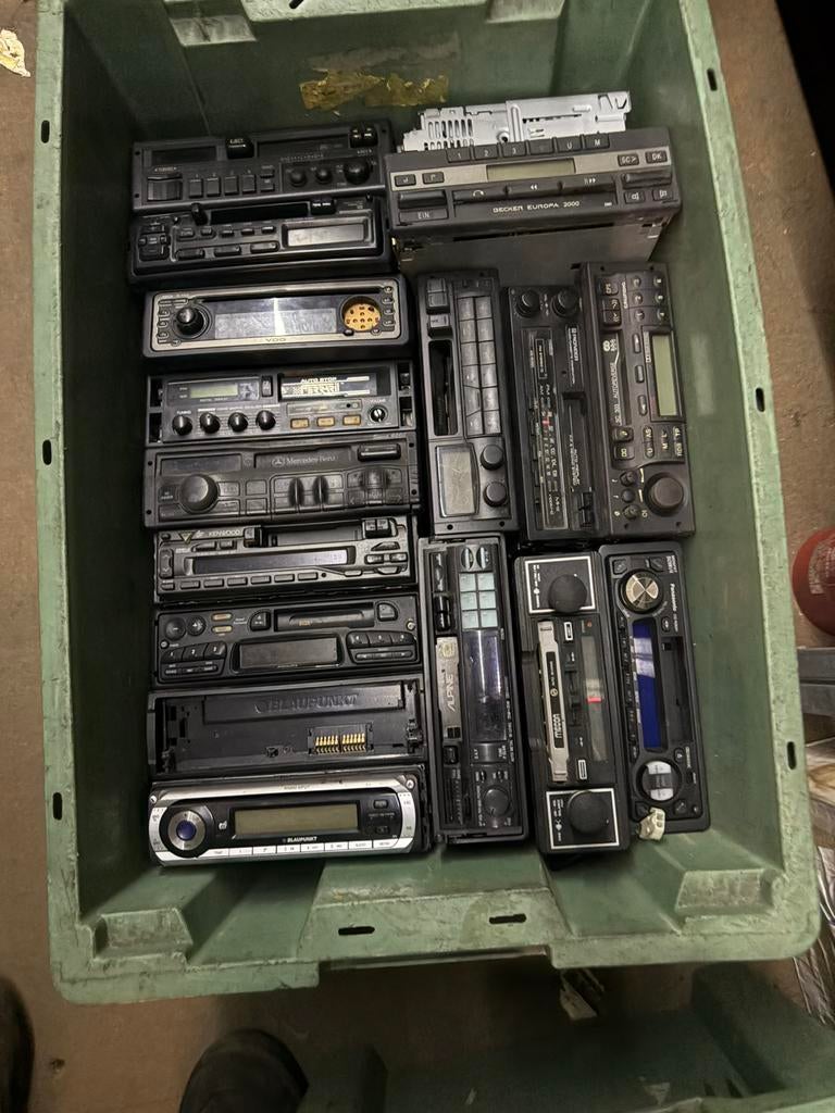 Autoradio's, Ophalen, Gebruikt