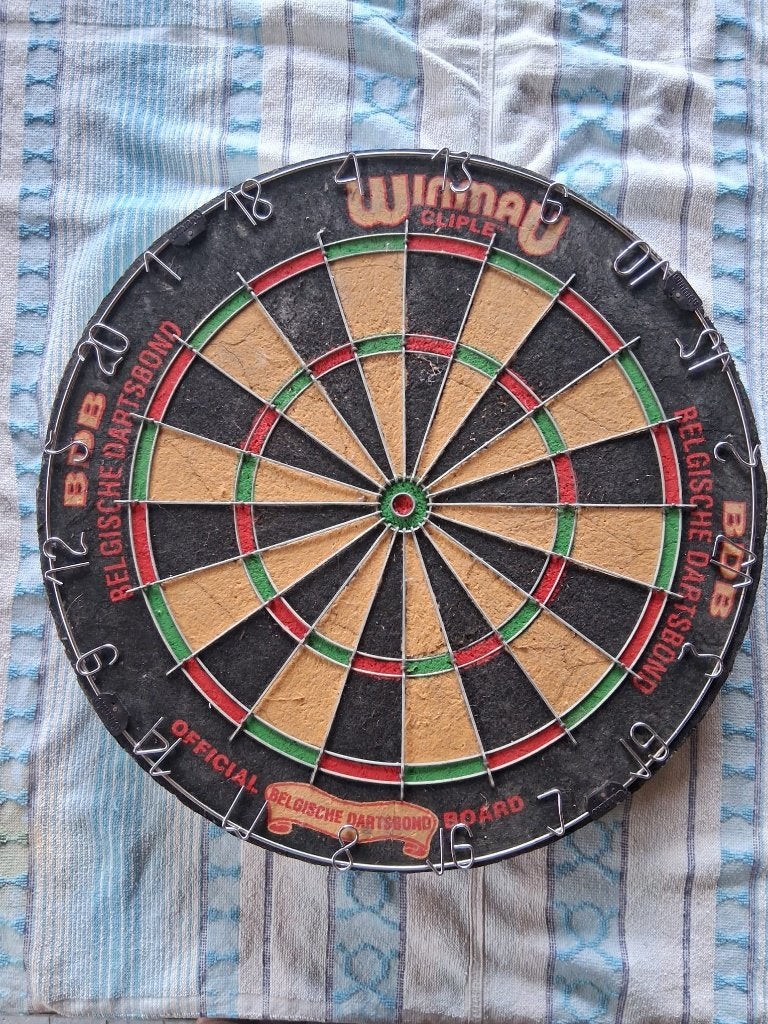 Winmau Dartbord - Official Belgische DartsBond Board, Ophalen of Verzenden, Gebruikt, Dartbord
