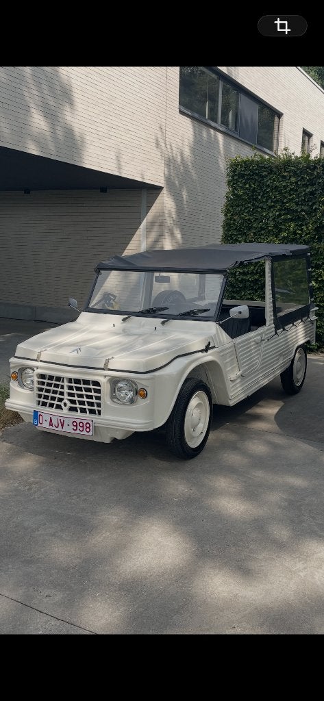 citroen mehari in perfecte conditie, Auto's, Voorwielaandrijving, 602 cc, Cabriolet, Wit