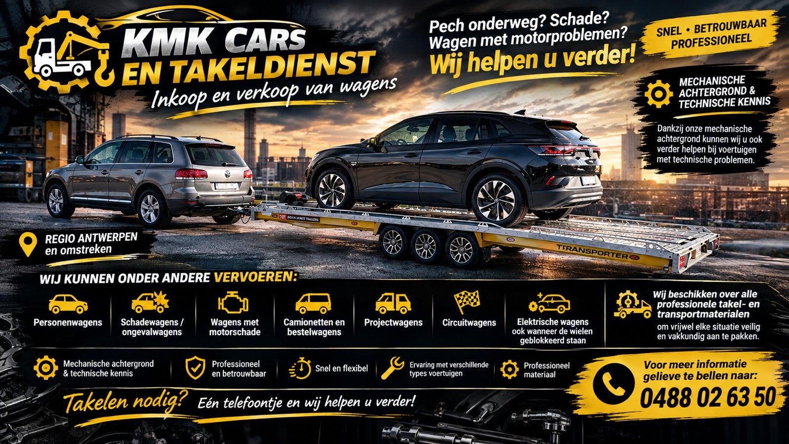Takeldienst - Deppanage - Sleepdienst - Pechhulp