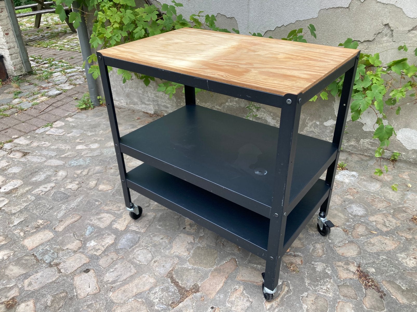 Roltafel / Trolly Bror van Ikea, Huis en Inrichting, Tafels | Sidetables, Gebruikt, 50 tot 75 cm, 50 tot 100 cm, Rechthoekig, Overige houtsoorten
