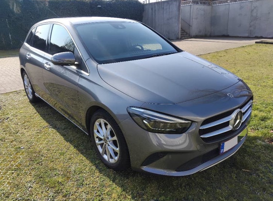 Mercedes B180d 05/2019 Autom. EURO6/Camera360/MULTIBEAM/MBUX, Autos, Mercedes-Benz, Argent ou Gris, Achat, Euro 6, Noir