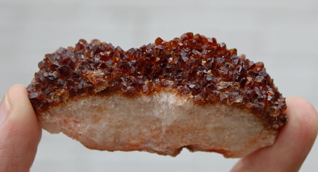 CITRIEN uit Brazilie, Verzamelen, Mineralen en Fossielen, Ophalen of Verzenden, Mineraal