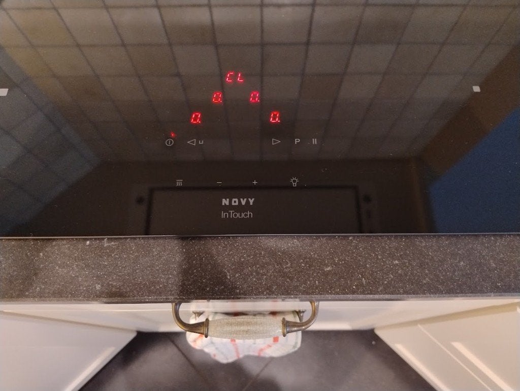 Inductiekookplaat NOVY 1755, Elektronische apparatuur, Kookplaten, Ophalen, Gebruikt, 4 kookzones, Inbouw