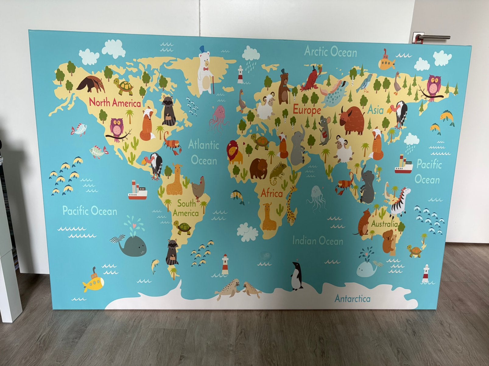 Leuke canvas voor kinderkamer 150x100, Ophalen