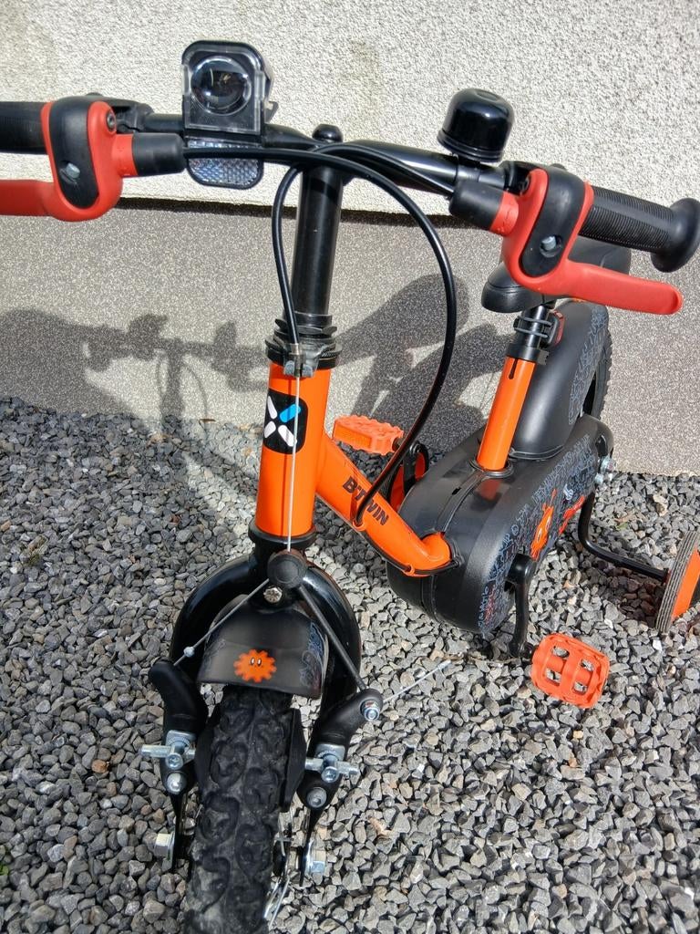 Kleuter-fiets inclusief zijwieltjes. Amper gebruikssporen., Fietsen en Brommers, Ophalen, Zijwieltjes