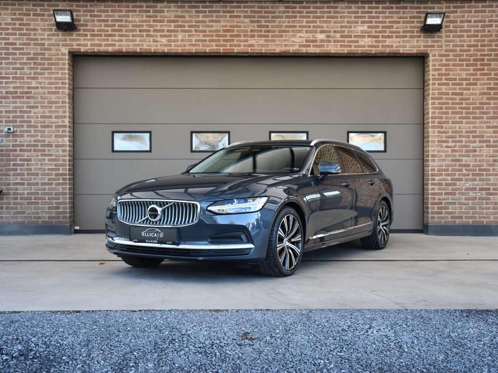 Volvo V90 2.0 B4 PLUS BRIGHT CARPLAY / 360 CAM / LED / DAB, Auto's, Volvo, 197 pk, V90, Zwart, Bedrijf