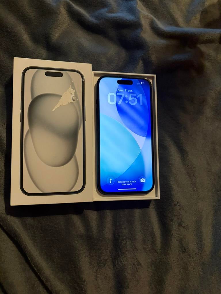 Iphone 15 (128gb), Télécoms, Téléphonie mobile | Apple iPhone, Avec simlock (verrouillage SIM), 128 GB, IPhone 15, Enlèvement ou Envoi