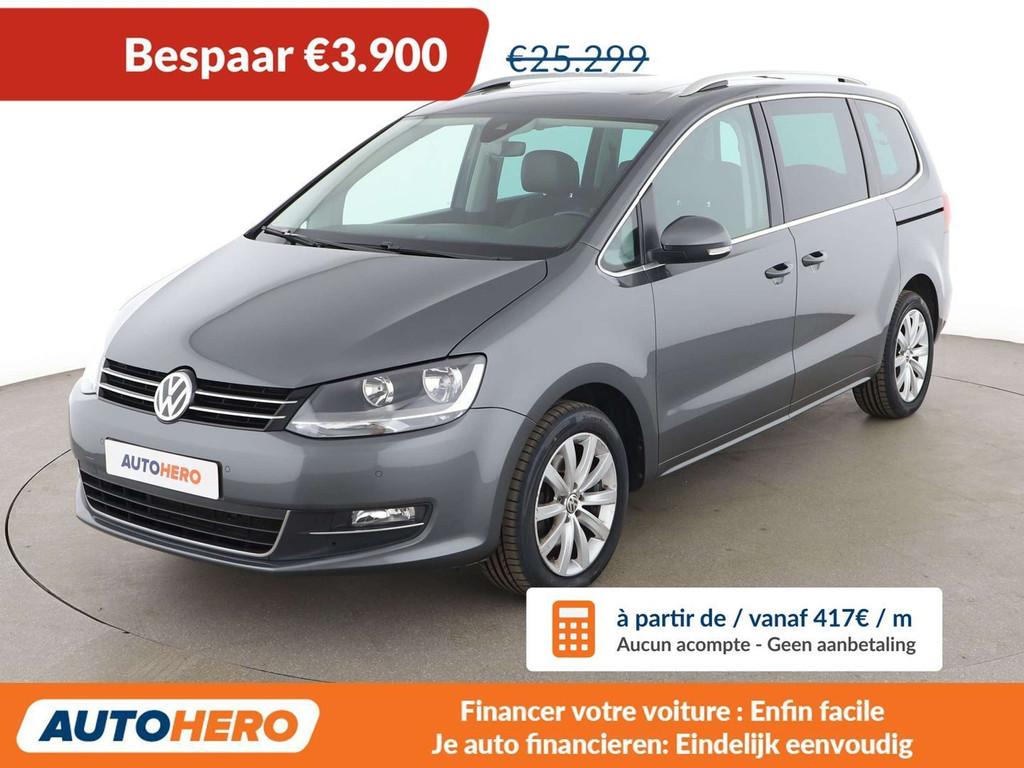 Volkswagen Sharan 2.0 TDI Highline BlueMotion (automatique), Autos, Argent ou Gris, Achat, 7 places, 1968 cm³