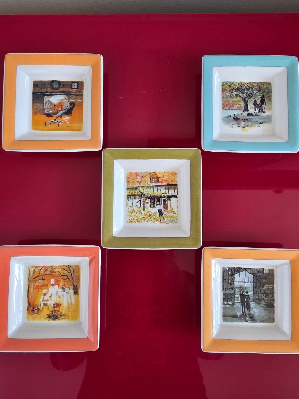 Villeroy & Boch Design Naif - Lot  RARE Relais & Chateaux, Antiquités & Art, Enlèvement ou Envoi