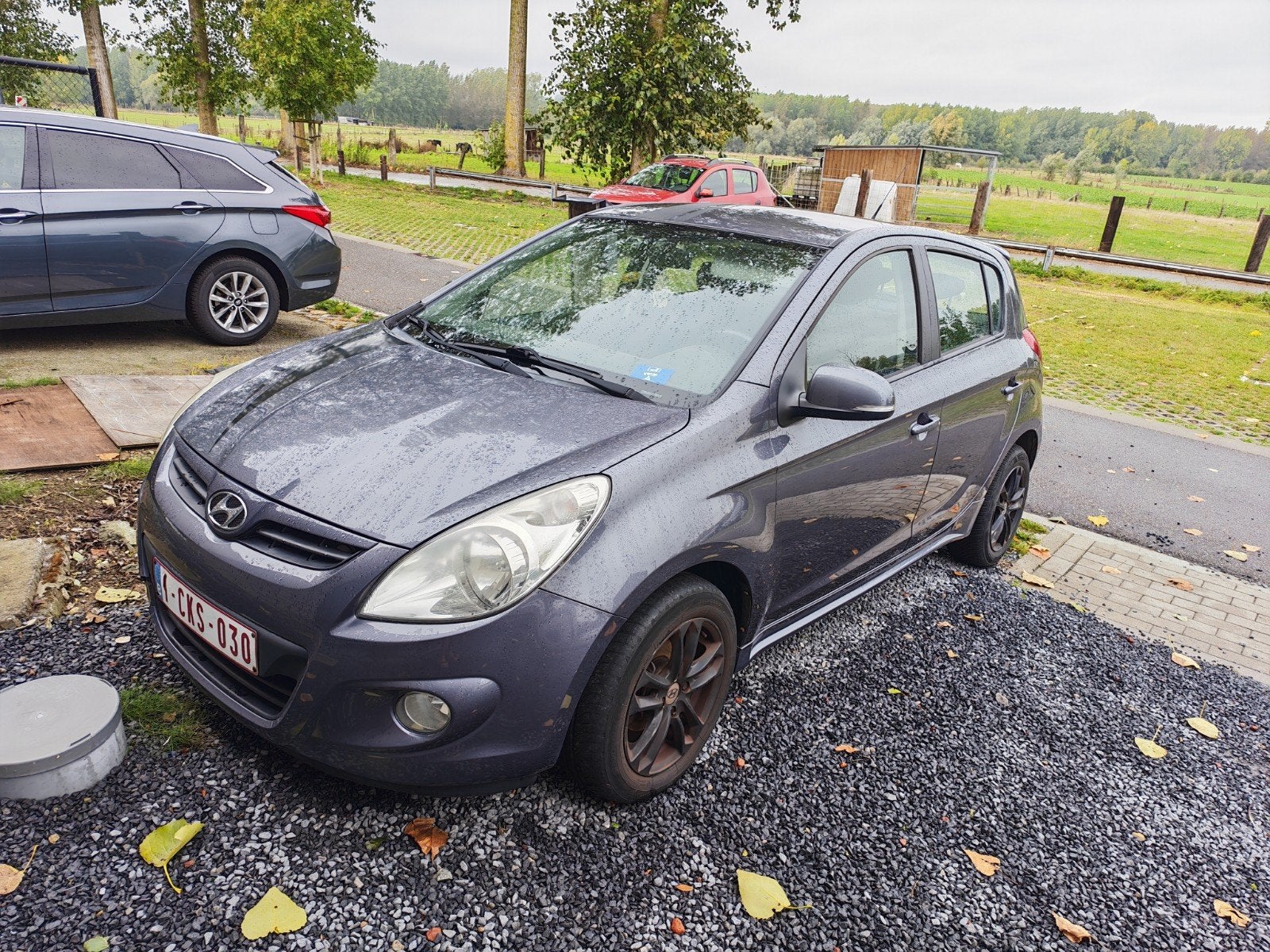 Hyundai i20 WAVE 2011, Auto's, Euro 5, Zwart, Particulier, Zilver of Grijs