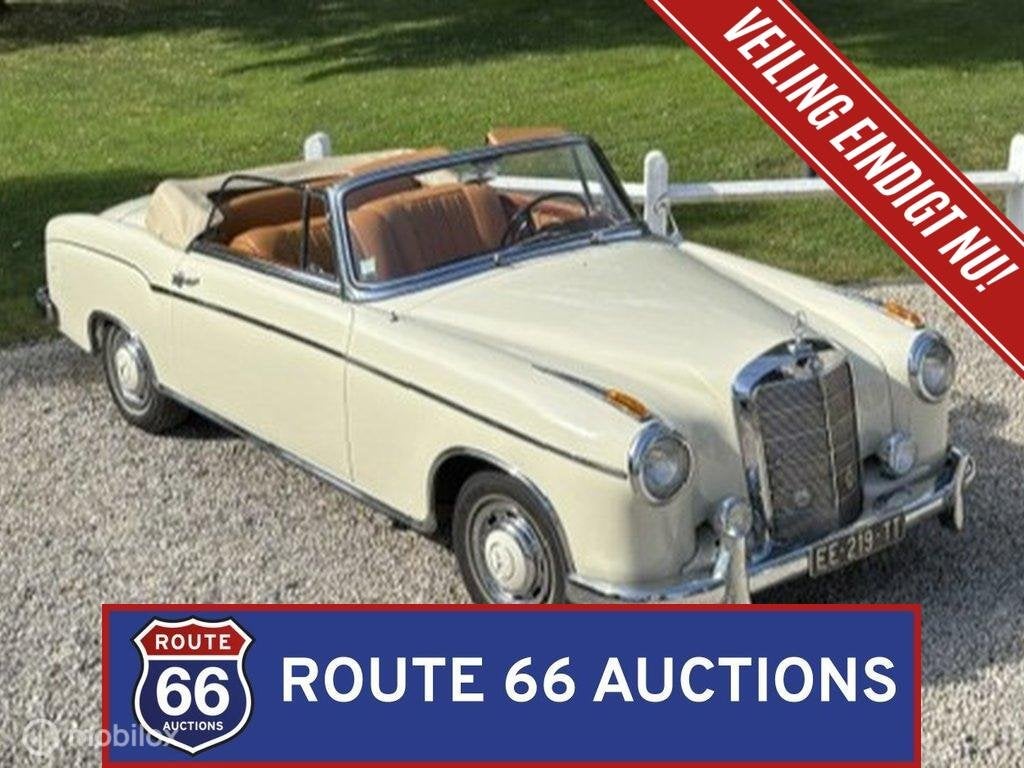 Mercedes-Benz 220 SE Cabriolet Ponton | 1960 | Route 66 Auct, Achat, Entreprise, Boîte manuelle, Autre carrosserie