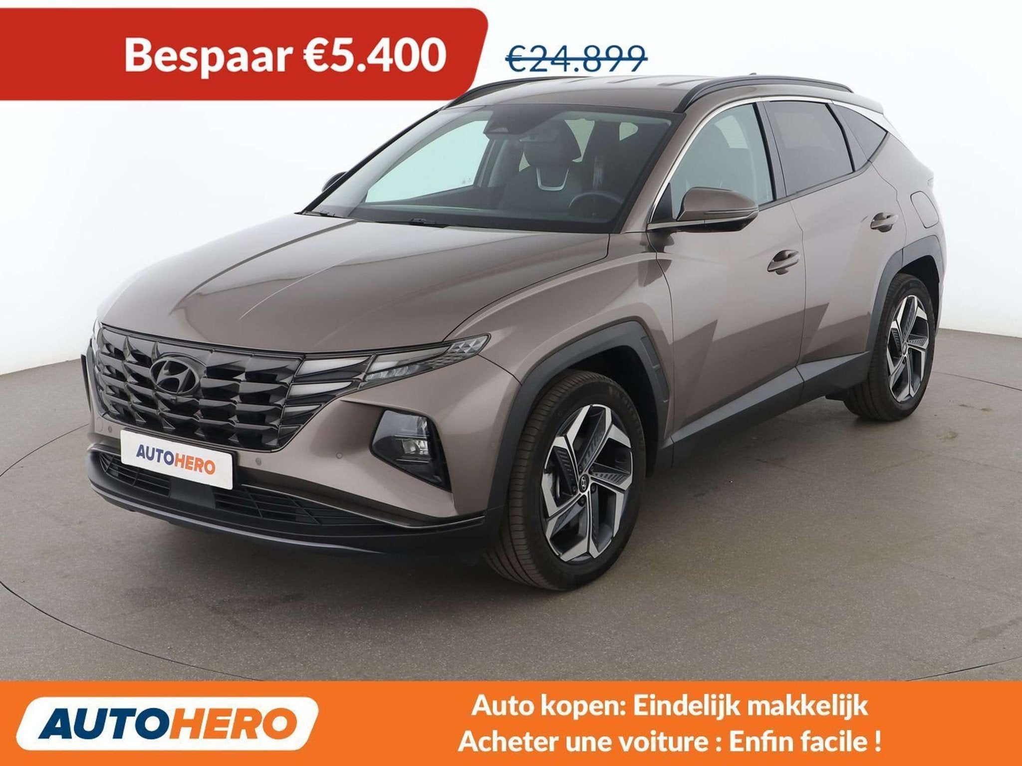 Hyundai Tucson 1.6 T-GDI Plug-in Hybrid 4WD (bj 2021), Auto's, Hyundai, Automaat, 1893 kg, Gebruikt, Overige kleuren