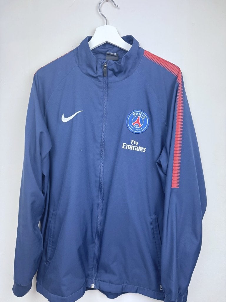 Paris Saint-Germain 2017-18 trainingsjack Nike XL, Sport en Fitness, Maat XL, Ophalen of Verzenden, Gebruikt, Overige typen