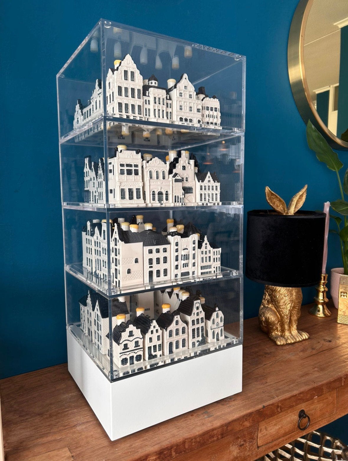 KLM Huisjes Display Case – CUBE Edition, Verzamelen, Ophalen of Verzenden, Zo goed als nieuw