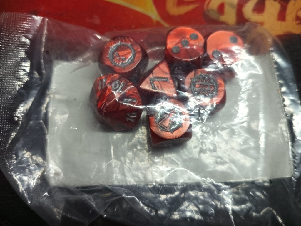 Special edition Blood Bowl red  dices, Hobby & Loisirs créatifs, Neuf, Enlèvement ou Envoi, Avec peinture, Warhammer