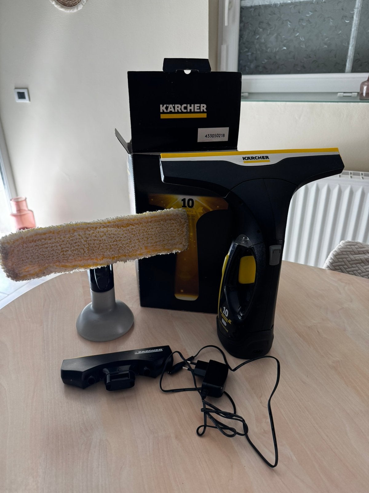 Karcher WV2 premium vitre, Enlèvement