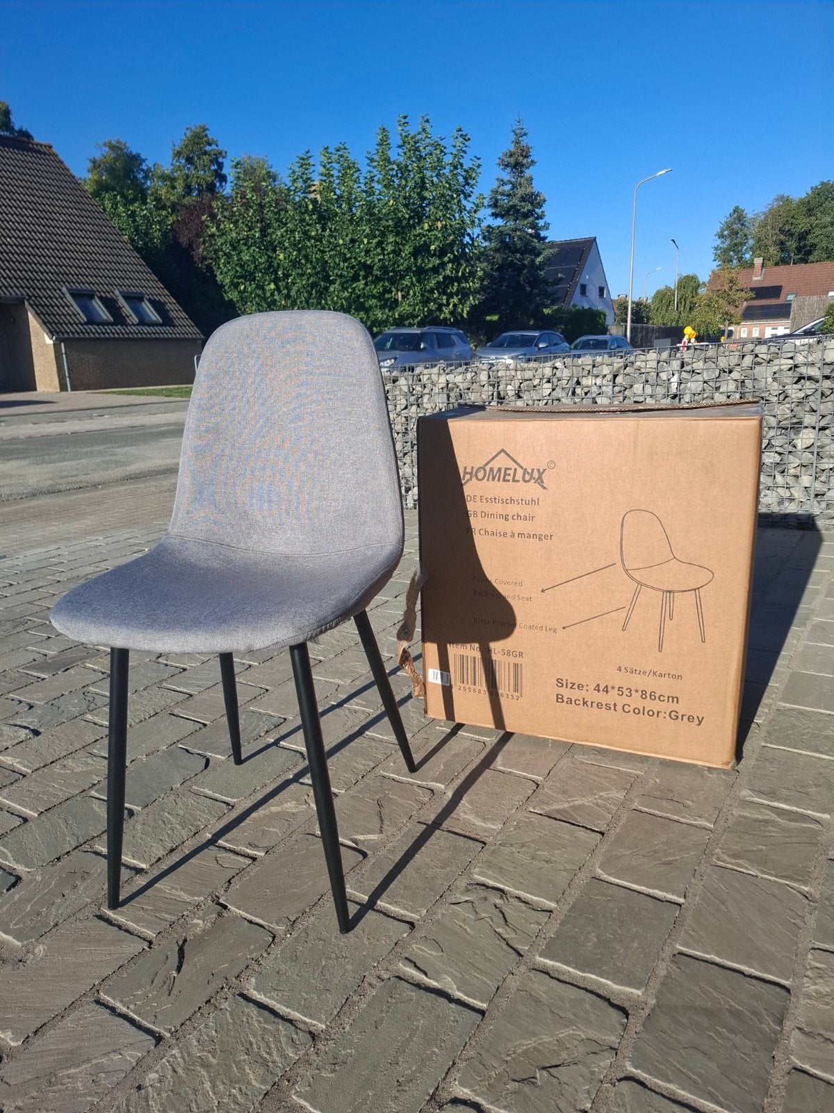 4 Chaises de salle à manger différents coloris, Neuf, Autres couleurs, Enlèvement, Quatre