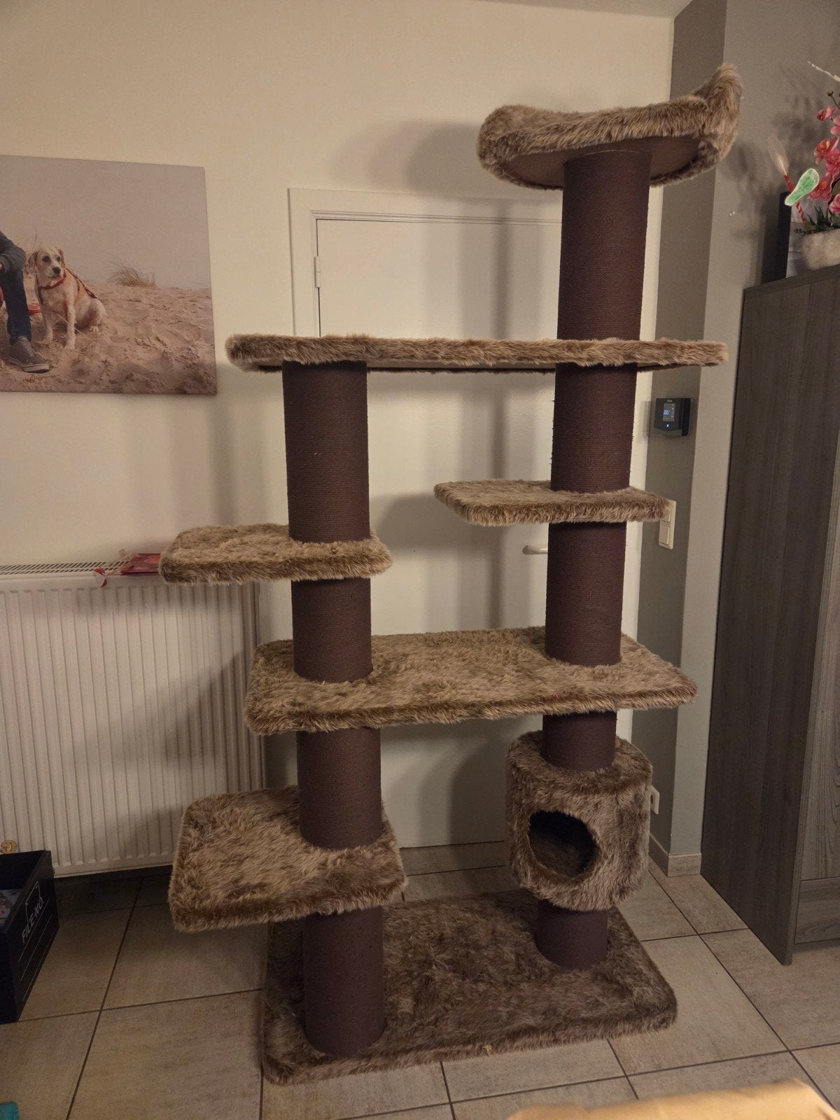 kattenkrabpaal XXL  goede staat, Dieren en Toebehoren, Ophalen, Zo goed als nieuw, Krabpaal