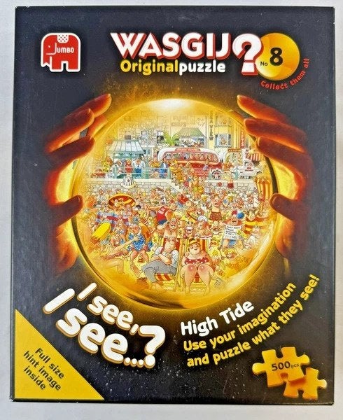 Puzzle Jumbo Wasgij Original 8 Flood High Tide 500 pièces, Envoi, 500 à 1500 pièces, Comme neuf, Puzzle