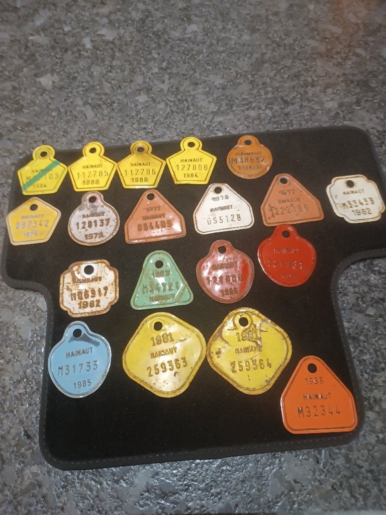 A vendre plaques vélo, Enlèvement, Autres types