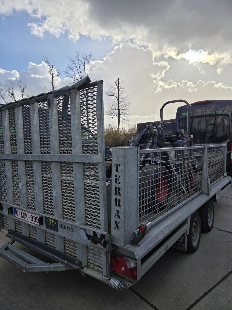 Hulco aanhangwagen / transporttrailer, Enlèvement, Utilisé