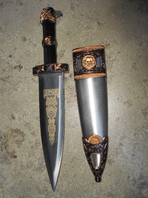Beau couteau de chasse décoratif - poignard, Collections, Enlèvement ou Envoi