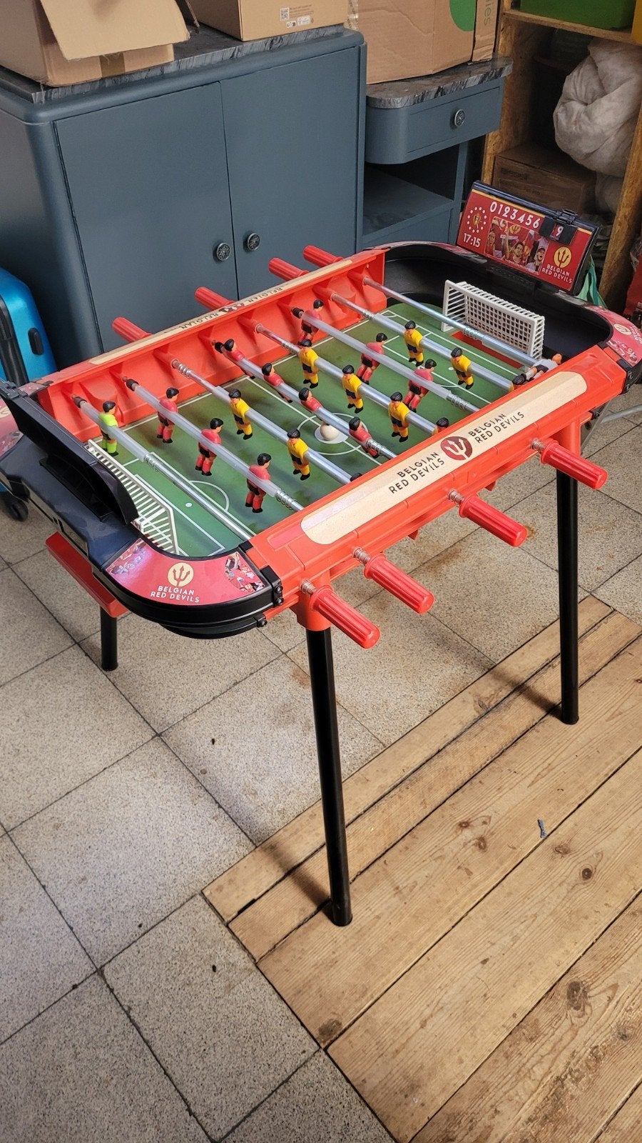 baby-foot enfant " Diables rouges"