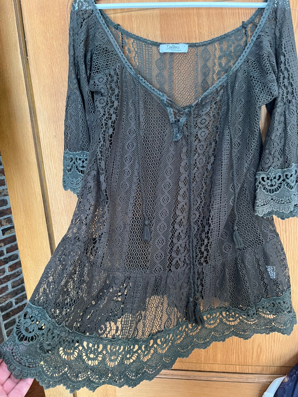 Tunique à épaules dénudées Doutzen Kroes taille L, Enlèvement ou Envoi, Comme neuf, Taille 42/44 (L)