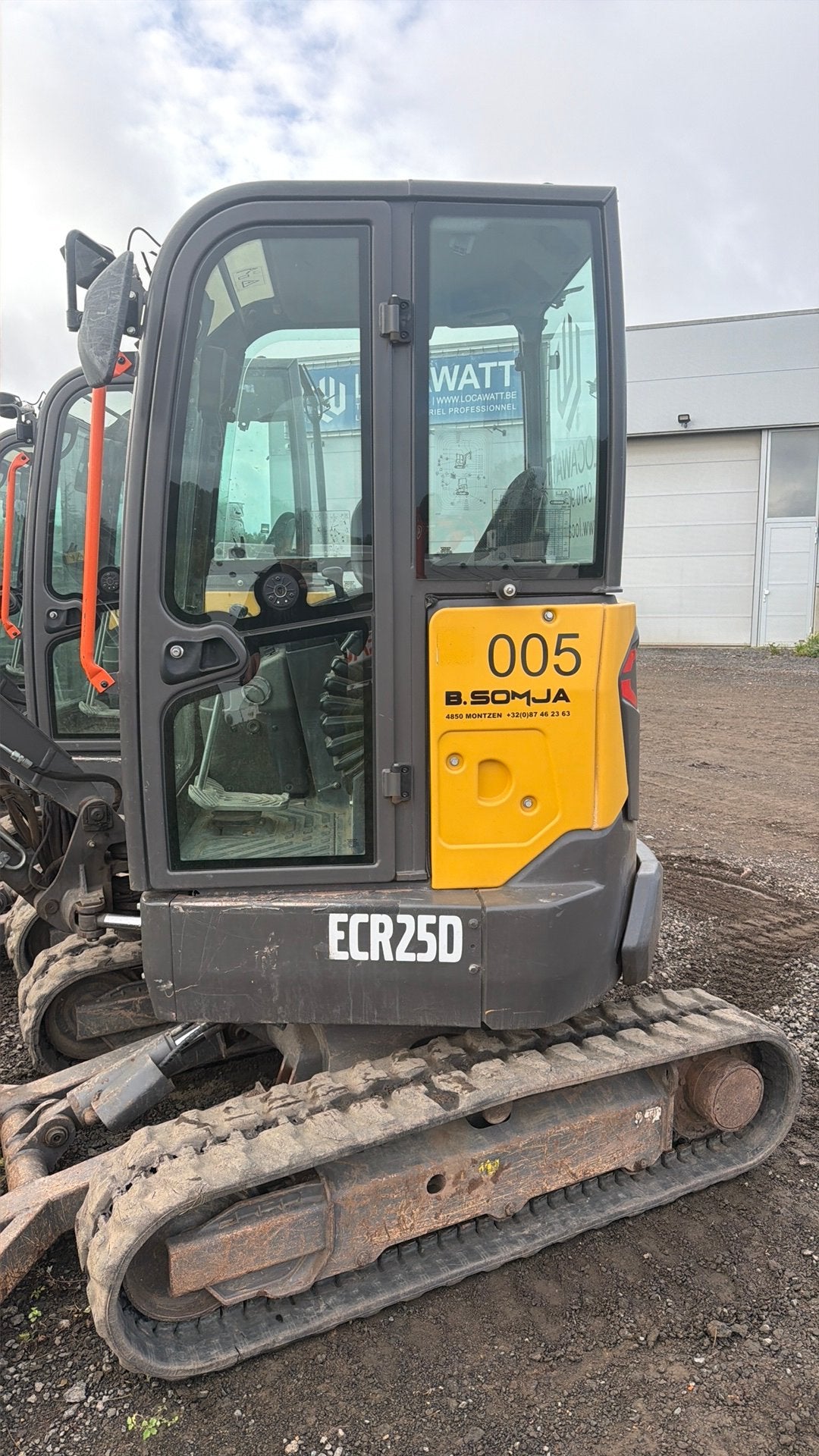 mini-Pelle Volvo ECR25D  – 2,5 T – 2021 – 2873 h, Enlèvement, Excavatrice