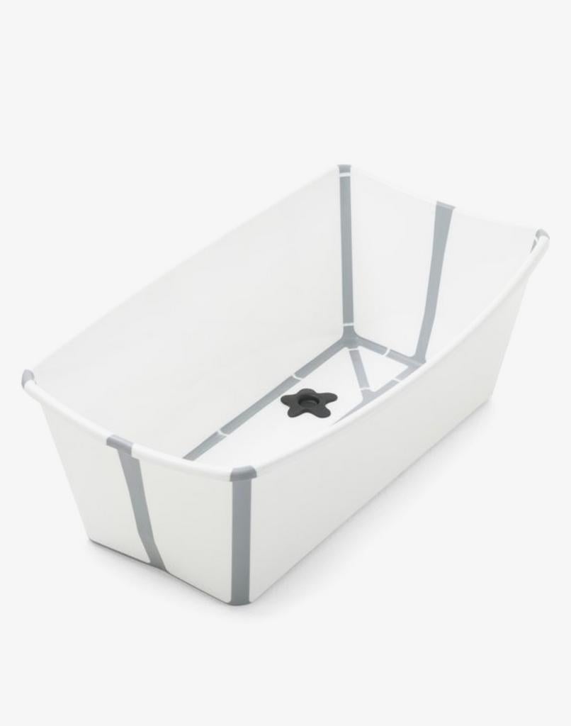 Stokke Flexi Bath wit opvouwbaar babybadje :Newborn Support, Enlèvement, Utilisé