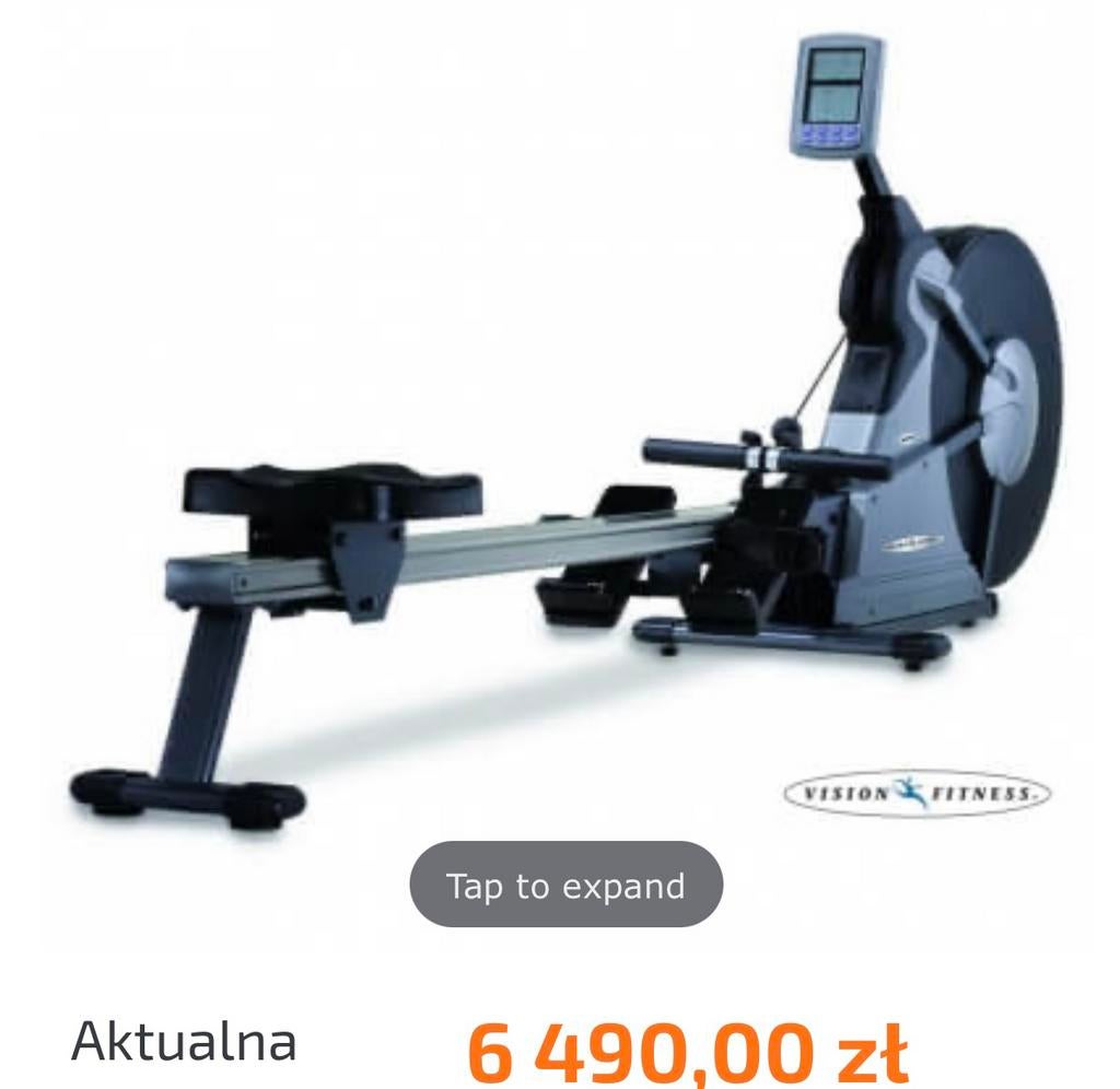 VISION FITNESS OF MATRIX ROWING ROEI TOESTEL  ROEITRAINER, Ophalen, Zo goed als nieuw