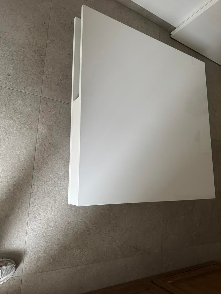 Salontafel wit, Ophalen, Gebruikt, 50 tot 100 cm, Vierkant