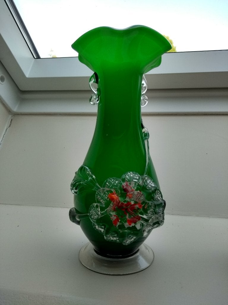 vaas  handgemaakt glaswerk, Ophalen