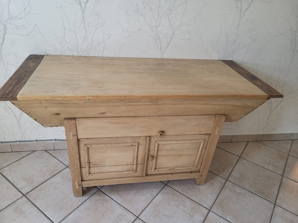antieke houten koffer/kast, Antiek en Kunst, Ophalen