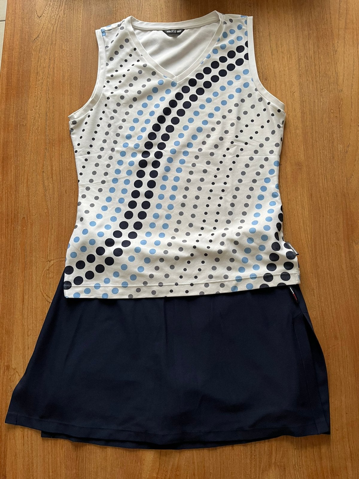 Mexx Sport tennisset maat M/L, Kleding | Dames, Sportkleding, Maat 38/40 (M), Blauw, Ophalen of Verzenden, Zo goed als nieuw
