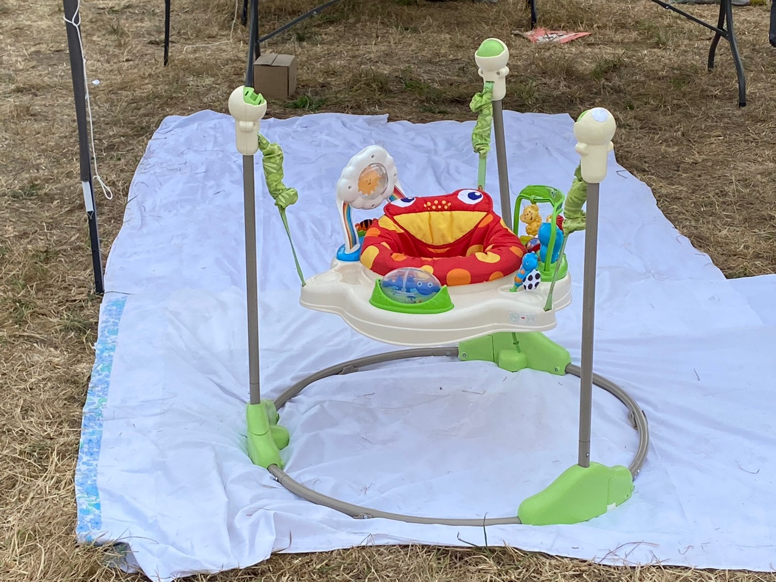 Baby jump, Ophalen, Zo goed als nieuw