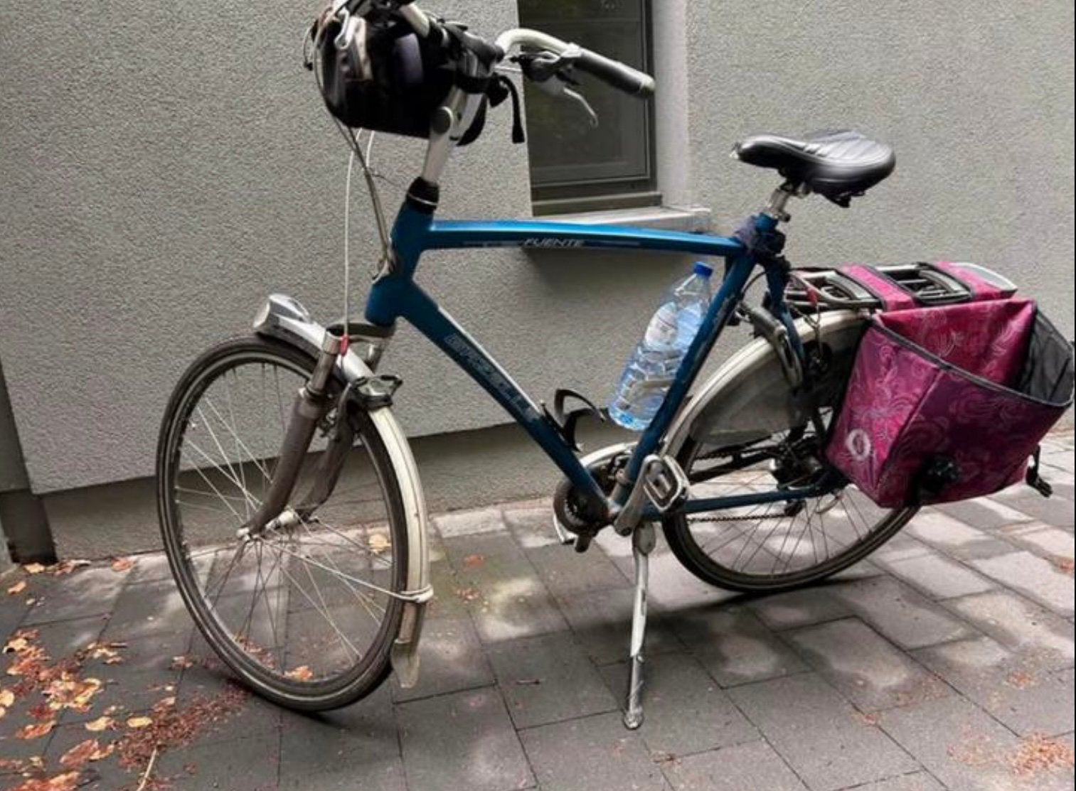 Gazelle fuente blauw maat xxl 65, Fietsen en Brommers, Fietsen | Heren | Herenfietsen, Ophalen, Zo goed als nieuw, Gazelle