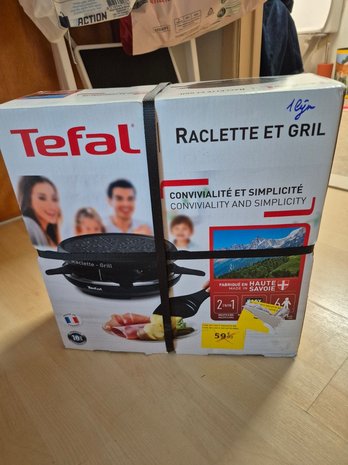 nieuw tefal en raclette, Ophalen of Verzenden