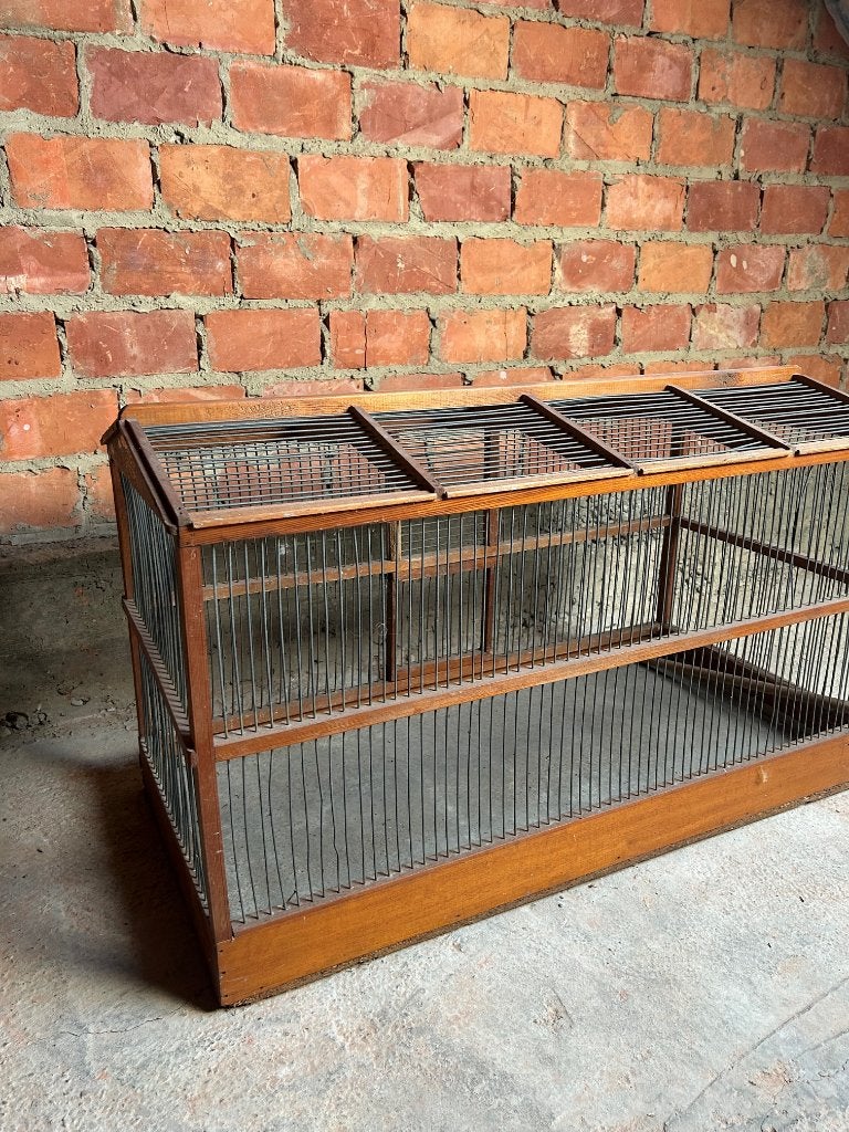 Houten kooi / cage, Ophalen, Gebruikt